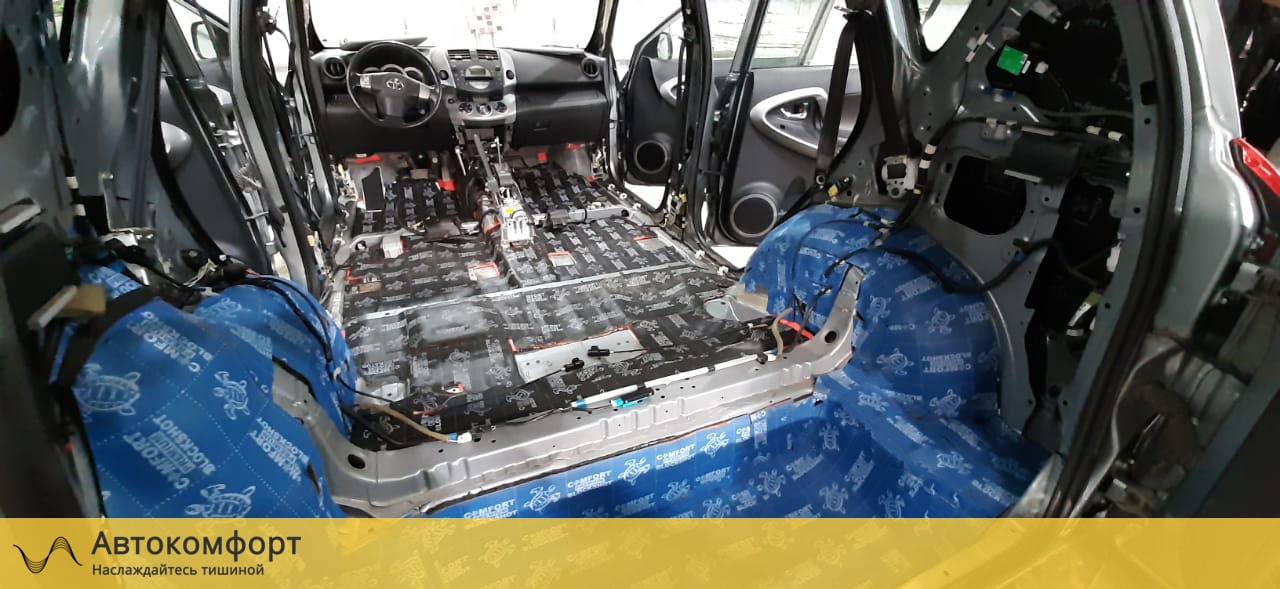 Шумоизоляция багажника Toyota Rav 4 (3 поколения)