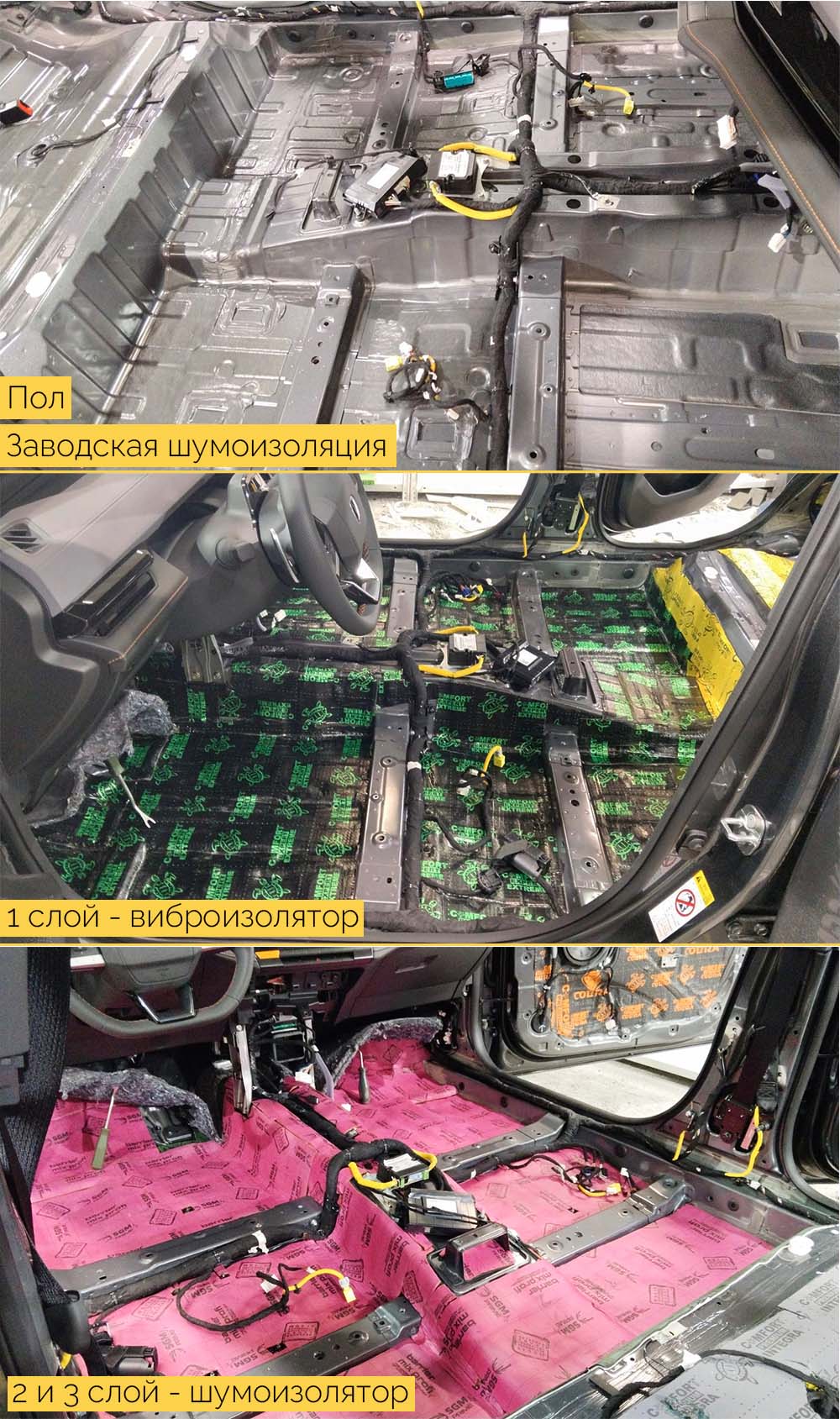 Шумоизоляция Чанган Юни В (Changan UNI-V) в Москве - цена от 56000 рублей