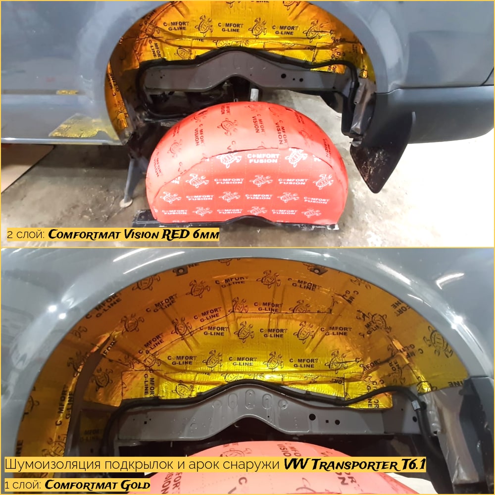 Шумоизоляция Фольксваген Транспортер Т6.1 (Volkswagen Transporter T6.1) в  Москве - цена от 78000 рублей